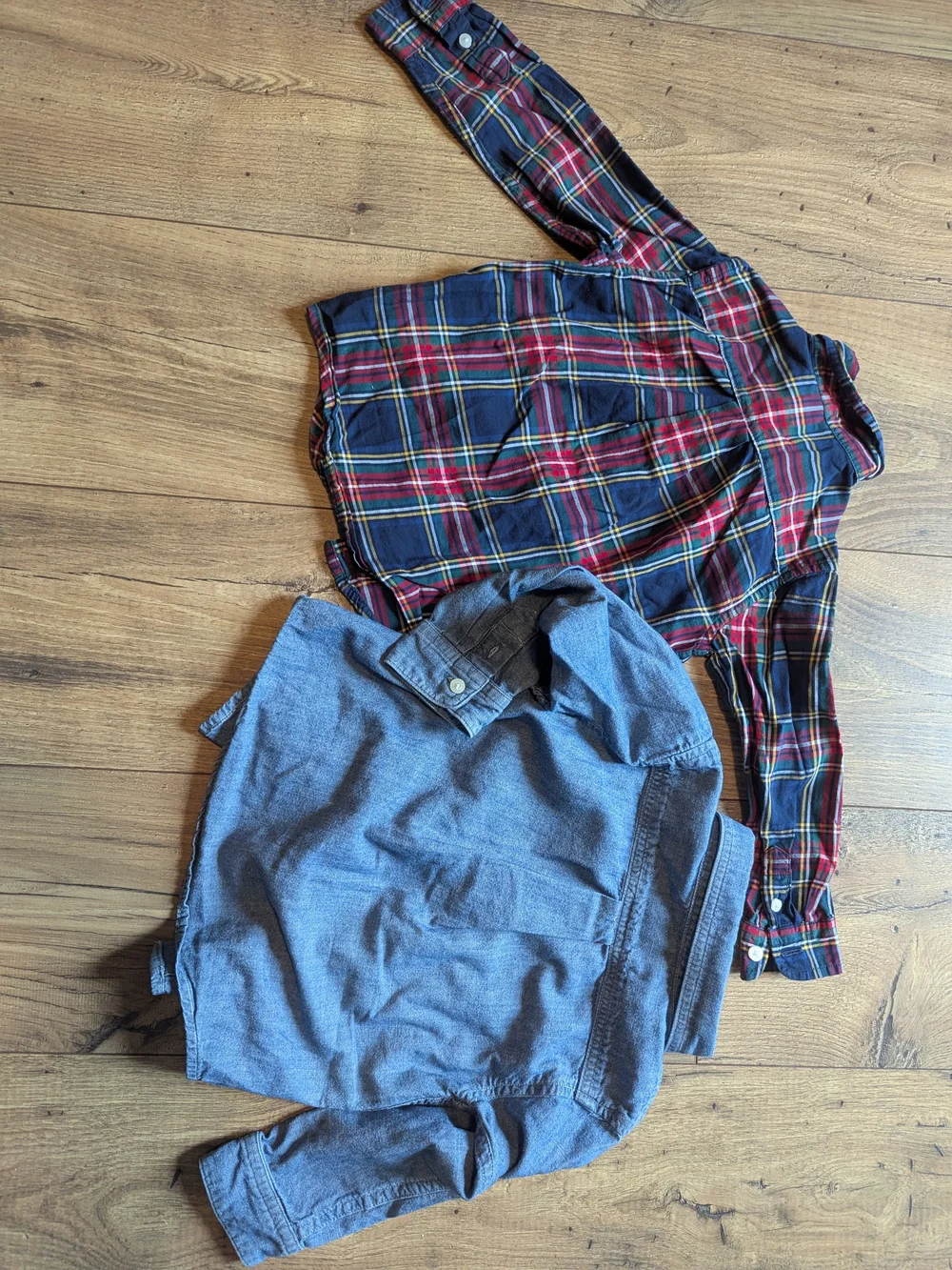 Set Of Two 2T Janie And Jack Button-down Shirts